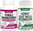 Žena Vylepšení & Nadržení Kozí Tráva pilulky - Libido Booster pro muže a ženy - Hormon Balance - Mood & Energy Pills - 60Caps