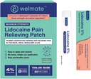 WELMATE Ultimate Pain Relief Duo: 4% Lidokain Numbing Patch (30 Ct) a 5% Lidokain Cream (2 Oz) OZ 124; Maximální síla Topical Angesic Kit