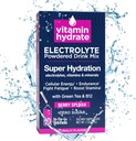 Vitamin Hydrate Electrolyte Powdered Drink Mix, Super Hydration, Zvýšení Stamina & Boj Únava, Praskání s elektrolyty, Vitamíny & Minerály, 0 Cukr, Berry Splash, 10 Stick Balení