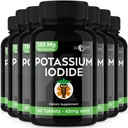 Iodid draselný Tablety - 7- balení 130mg Podání Celkem 420Tablety - Dr Emys Draslík Iodide Tablety
