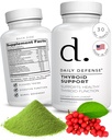 Příplatek za štítnou žlázu - hořčík, jód, Ashwagandha, vitamin B12, a zinek pro podporu štítné žlázy pro muže a ženy - Veganské dietní doplňky pro ženy a muže, 60 Kapsle