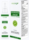 PSODEX Psoriasis Cream - 3.4fl oz Topical Psoriasis Léčba s uhelným dehtem, Salicylic acid, Tea Tree Oil, Aloe Vera - All- Přirozené přísady - Soothing a Moisturization Coal Tar Psoriasis Cream