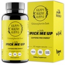 Natural Energy Pills - Caffeine Free - Metabolismus, Mental Booster - s Rhodiola Rosea, Dandelion Root, Bacopa, Ginseng Extract - 7 Byliny & Absorpce Enhancing Piperine - Vegan, Non- GMO, 60 Ct