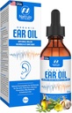 Organický ušní olej pro ušní infekci - Přírodní Earddrops for Earhache Prevention, Plavec 's Uar & Wax Removal - Děti, Dospělí, Baby, & Dog Earhache Remedy - s Mullein, Česnek, Calendula Made in USA (2 Oz)