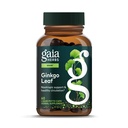Gaia Byliny Ginkgo Leaf - Tradičně používané k podpoře zdravé cirkulace a funkce mozku * - Bylinný dodatek - 60 Vegan tekuté fyto- Kapsle (20- Day Supply)