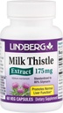 Lindberg Milk Thistle Extract 175 Mg, 60 Vegetariánských kapslí - Standardizované na 80% Silymarin