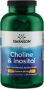 Swanson Cholin & Inositol Nerve Podpora Duševní funkce 250 / 250 Miligramy 250 Kapsle