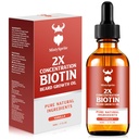 Vousatý růstový olej - 2X Koncentrace Biotin pro muže (2 oz) - Přírodní s Argan, Jojoba a vitamin, Růstový změkčovač, Moisturizer (Vanilla)