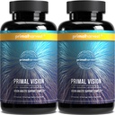 Primal Harvest Primal Vision s Luteinem, Zeaxanthin, Vitamin A a zinek pro oční zdraví, Blue Light Support a Visual Clarity 2 Pack