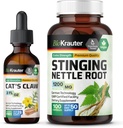 BIO KRAUTER Cats Claw tinktura 2 Fl. Oz. & Štípající Nettle 100 Kapsle