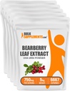 Bulksupplements.com Bearberry Leaf Extract Powder - Uva Ursi Extract, Bearberry Supplement, Bearberry Leaf Powder - Vegan & gluten Free, 750mg na Serving, 5kg (11 liber) (Balení 5)