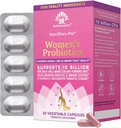 Nutrition Celebrity Nutrition Flora-Pro Probiotika pro ženy - Podpora Vaginální, Močové zdraví (UTI), trávicí systém, Period Pain, Yeast, a BV Relief, Cranberry pilulky, 10 miliard CFU 6 Strains (30 Caps)