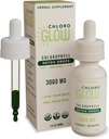 Chloroglow Liquid Chlorofyl Oxygen Kapky 3000mg TOX124; Energetický dodatek Metabolismus Imunitní podpora, Přírodní detox, Nadměrná nemoc a tělo Deodorační doplněk 30ml (Balení po 1)