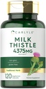 Carlyle Milk Thistle Dodatek 124; 120 Kapsle 124; High potency Extract 124; Vegetarian, Non- GMO, gluten zdarma