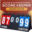 Upstreet Scoreboard / Skóre Správce pro vnitřní a venkovní sporty - Ping Pong / Baseball / Tenis / Basketbal Scoreboard nebo Varsity Scoreboard / Volejbal Scorekeer - Přenosné scoreboard Flips až 99