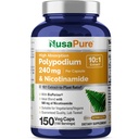 NusaPure Polypodium Nicotinamid 10: 1 Extract, 240 mg Ekvivalentní s 2,400 mg na Veg Caps - 150 Počet (Non- GMO, Soyfree, Bioperin)