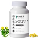 Quercitin, Rhoddiola Rosea, Luteolin a Rutin Longevity Blend # 4 Anti- Aging dodatek pro buněčnou obranu s imunitou a podporou energie, Antioxidanty