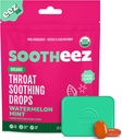 Sootheez Organic Throat Soothing Kapky pro dospělé, Meloun Mint, 25 Hrabě, Refillable, Velký Ochutnávání Kapky, že Sooth Sore Krky