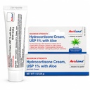 Hydrokortizon Cream - 1 Ounce Eczema Cream s Aloe Vera - Premium Anti Itch Cream Extra Strength - Ideální pro vyrážky, Itchiness, Hmyzí kousnutí, Dermatitida, Detergenty, šperky