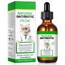 Cat Antibiotika, Antibiotika pro kočky, Přírodní Cat Antibiotika Multivitamin Bylinné doplňky 60 ml