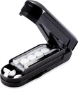 Přenosný Pill Cutter Splitter, Nastavitelný Cutter, pro vitaminy, doplňky a léky, BPA- zdarma, snadné použití