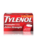 Tylenol Extra Pevnostní Kaplety s 500 mg acetaminofenu, Reliever bolesti a Reducer horečky, 225 ct