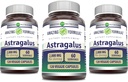 Amazing Approvas Astragalus 2000 mg Per Serving Capsule Supplementary 124; Made from Pure Astragalus Membranaceus Plant Root Extract 124; Non- GMO Approval 124; Gluten Free (120 Počet 124; 3 Pack)