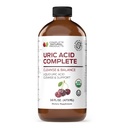 Kompletní přírodní produkty Kyselina močová Kompletní - 16oz Tekutý dodatek na podporu čistírny odpadních vod, Ledviny Zdraví & Cirkulace s jablečným octem, Tart Cherry, & Beet Root.