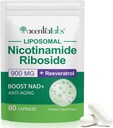 Nikotinamid Riboside 900, Liposomální Resveratrol, Liposomální Nikotinamid Riboside, Resveratrol dodatek, Resveratrol dodatek pro ženy (1Pack / 80 Kapsle)