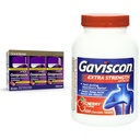 GoodSense Omeprazol Tablety 20 mg 14 Počet (3 balení) a Gaviscon Extra Síla třešně Žvýkací tablety Heartburn Relief 100 Počet
