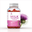 Mléko Thistle Dodatek Gummies - Podpora zdraví jater, Bylinný Antioxidant, Sugar- Free, Vegan, 60 Počet