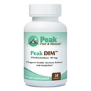 Peak Pure & Natural Peak DIM - Podpora zdravé hormon & Estrogen Balance - Metabolismus Supplement Appendix PHAR124; 100mg - 30 Kapsle
