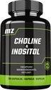 Cholin a Inositol 1200 mg na jednu obsluhu - 120 Kapsle - 2 měsíce Dodávka - Dietní dodatek k podpoře mysli Clarity a relaxace - od MZ