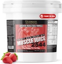 Ultimate Nutrition Muscle Juice, Weight Gain Drink Mix - Mass Gainer Workout Powder for men & Women - Doplněk pro Lean Muscle Growth & Imunitation Support with 55g Protein - Jahoda, 10.45lb