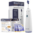 SinuPulse Traveler s 90 Sinuair Packets - Cordless Pulsating Nasal zavlažování Sinus Rinse systém, Space Saving Cleaner & Relief Machine for Travel, účinnější než Neti Pot nebo Nose sprej láhev