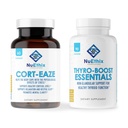 NuEthix Applications Cortisol a štítné žlázy Supplement Bundle: Cort- Eaze Cortisol- Control Supplement, 60 Kapsle, 30 Servings a Thyro- Boost Essentials, 90 Kapsle