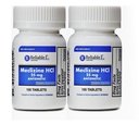 Reliable-1 Laboratories Meclizine 25 mg Generic Bonine Motion Nemoci (100 Žvýkací tablety každé (2- Pack) - Prevent Nausea, Zvracení, a závrať způsobená pohybovou nemocí