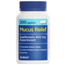 ValuMeds Mucus Relief Guaifenesin 400mg (200 kapslí) 124; Maximální síla current 124; Mucus Thinning for Colds, Chest Congestion, Flu, Coughing current 124; Expectorant & Decongestant