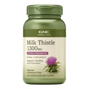GNC Bylinné Plus Mléko Thistle 1300mg Dodatek, Extra síla, Vegetariánské, Podporuje zdravé funkce jater, 120 Služeb