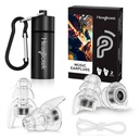 Hearprotek Koncert Ušní Plugy, 2páry Opakované použití vysoké věrnosti Hudební Ušní Plugy pro koncerty Hlasitý Music- Hluk Snížení Ušní ochrana Ušní zátky pro Rave, Festival, Hudba, Tinnitus Relief