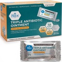 MED PRIDE Triple Antibiotic Ointment Packets Bulk 144 X 0.9g, Individual Antibiotic Ointement Packets for Burns, Cuts, Wound Care