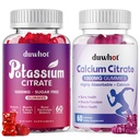 Citrát draselný 1000mg Gummies vápník Citrát 1000mg Gummies Support Leg Cramp, Bone & Muscle Health