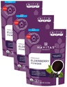 Navitas Organics Elderberry Powder, 3oz Bag, 28 Servings - Organic, Non- GMO, 100% All Elderberry Powder for Imunitation Support (balení po 3)