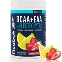 Reebok REECover Amino Acids + Electrolytes CLAS124; 8g EAA, 5g BCAA, Hydration Matrix CLAS124; Muscle Recovery, síla 124; Post- Workout Support CLAS124; 30 Servings CLAS124; Jahodová citronáda