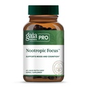 GAIA HERBS PRO Nootropní Focus - Brain Health Support Supplement * - Nootropní dodatek se Saffron, Ginkgo Leaf Extract & Lemon Ball - Vegan, Gluten- Free - 40 Liquid Phyto-Caps (20 Služeb)