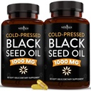 NOVÉ ŽIVOČIŠNÉ OLEJE Softgel Kapsle - Premium Cold- Pressed Nigella Sativa Producing Pure Black Cumin Seed Oil - Non- GMO & Vegetarian (120 Softgels)