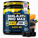 KLEVIRO 30: 1 Shilajit Gummies pro muže CARL 124; 78% Fulvic Acid CARL 124; 11- in-1 Complex with Ashwagandha, Tongkat Ali, Manuka Honey, Rhoddiola, Lion 's Mane CARL 124; No Add Sugar CARL 124; GMP Certified & Lab Tested