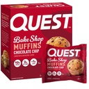 Quest Nutrition Chocolate Chip Muffin, 10g Protein, 2g Net Carb, Méně než 1g Cukr, Protein Snack, 4 Počet