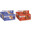Quest Nutrition Crispy Blueberry Cobbler & Chocolate Caramel Pecan Hero Protein Bars, 16g & 15g Protein, 1g Cukr, 3g Net Carb, Gluten Free, Keto Friendly, 12 Count Bundle