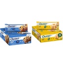 Quest Nutrition Blueberry Muffin (12 hrabě) a Lemon Cake (12 hrabě) Protein Bary Bundle, High Protein, gluten zdarma